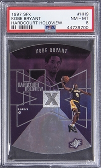 1997-98 SPx Hardcourt Holoview #HH9 Kobe Bryant - PSA NM-MT 8